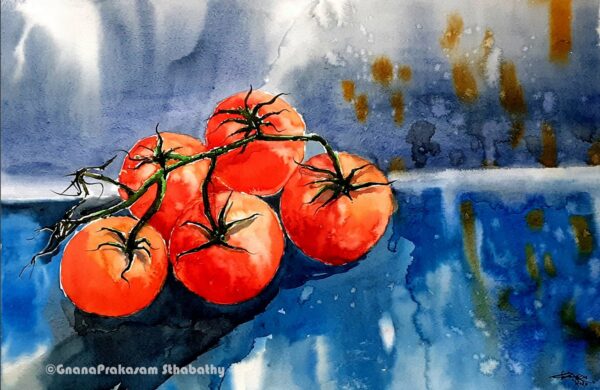 still life watercolor