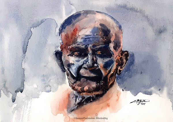 people watercolor