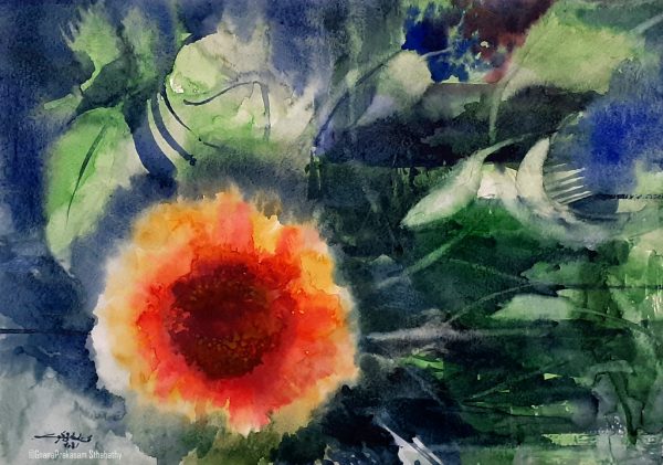 sunflower-watercolor