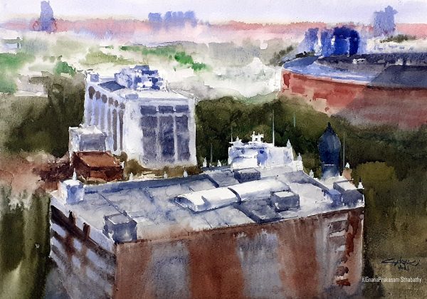 chennai - watercolor