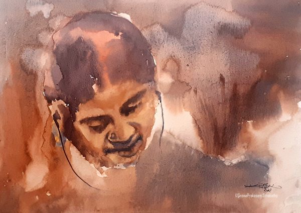 music transparent-watercolor