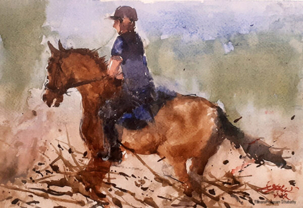 Horse – watercolor