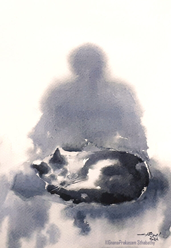 cat – watercolor