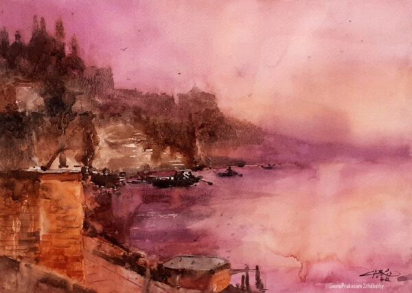 Varanasi  – watercolor