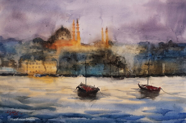 Mosque-watercolor