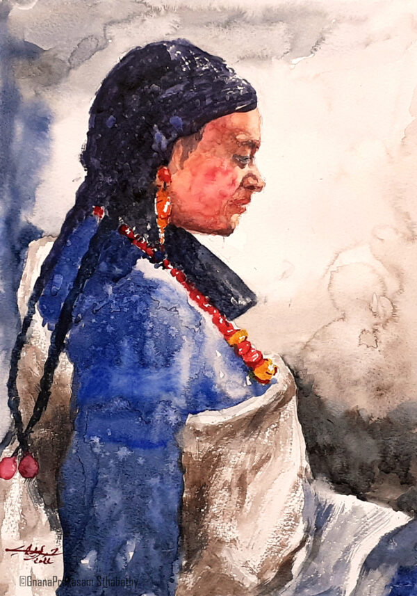 Tibet – watercolor