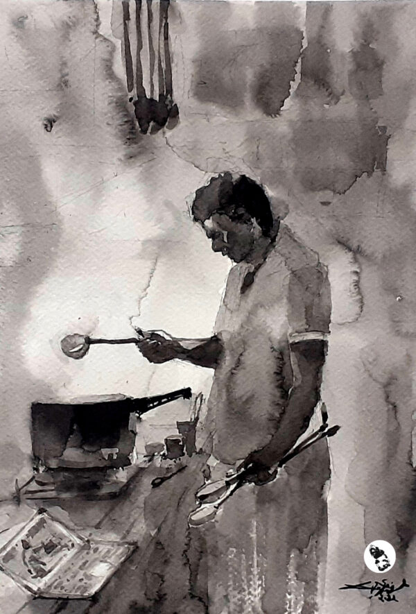 Cooking(Blessings) -watercolor