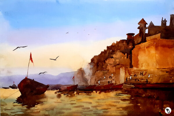 Varanasi – watercolor