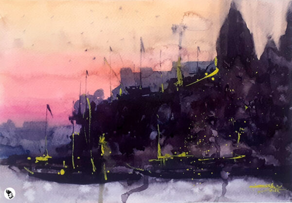 Varanasi – watercolor