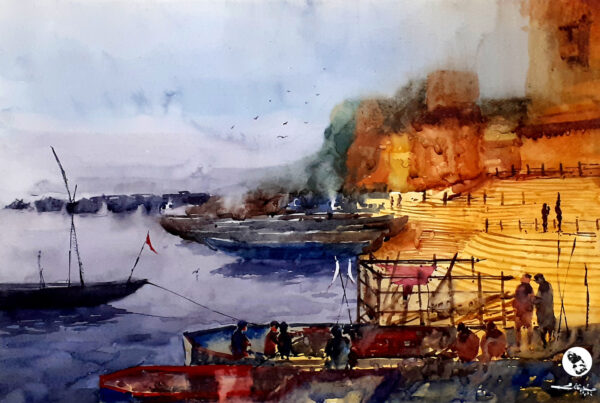 Varanasi – watercolor