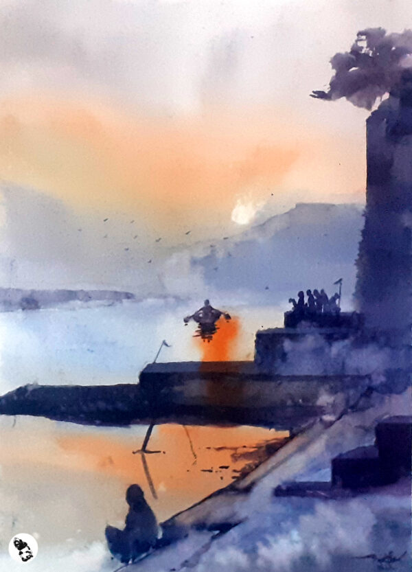Varanasi – watercolor
