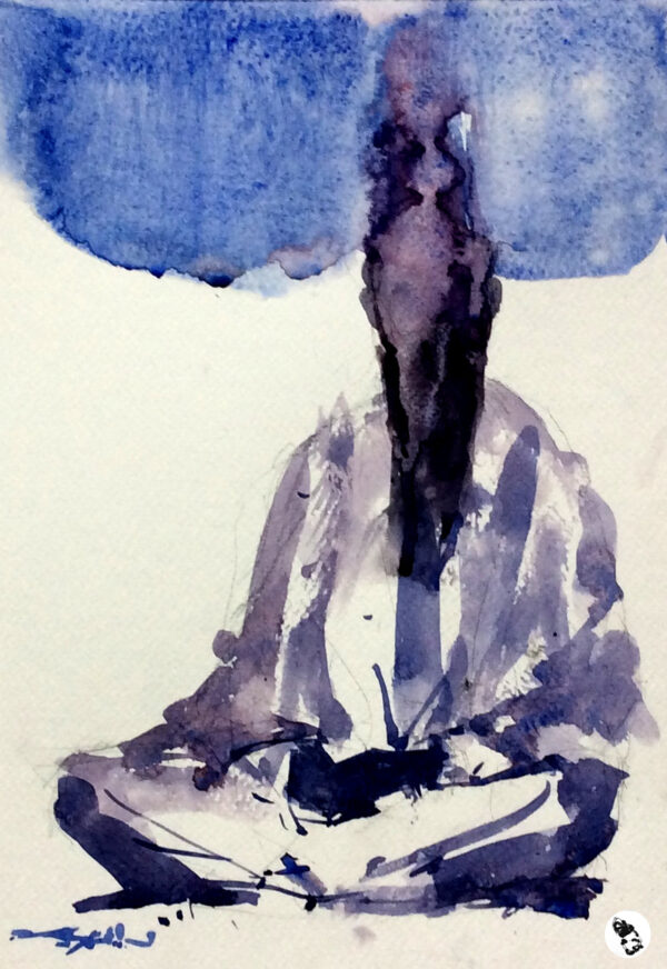 Yoga -  watercolor