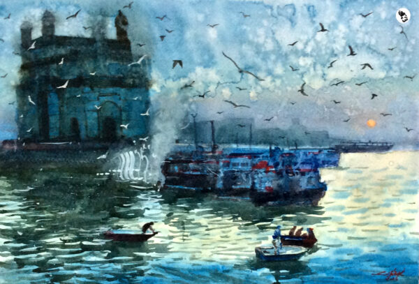 Mumbai – watercolor